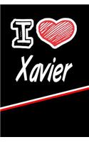 I Love Xavier: Blood Sugar Diet Diary Journal Log Featuring 120 Pages 6x9