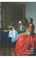 Jan Vermeer Notizbuch: Das Mädchen Mit Dem Weinglas - Perfekt Für Notizen - Modisches Tagebuch - Ideal Für Die Schule, Studium, Rezepte Oder Passwörtern Zu Schreiben