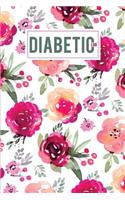 Diabetic Log: Blood Glucose Monitoring - 52 Days For Record Glucose (6"x9" With 108 Pages) - A Food Journal Diary Notebook(3 Diabetic Log)