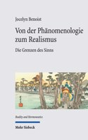 Von Der Phanomenologie Zum Realismus