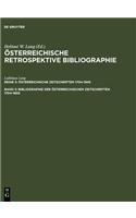 Bibliographie Der Osterreichischen Zeitschriften 1704-1850