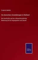 deutschen Ansiedelungen in Rußland