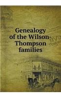 Genealogy of the Wilson-Thompson families