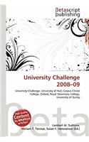 University Challenge 2008-09: (English)