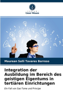Integration der Ausbildung im Bereich des geistigen Eigentums in tertiären Einrichtungen