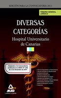 Diversas categorias, Complejo Hospitalario Universitario de Canarias. Temario general juridico
