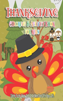 Thanksgiving Coloring and Activity Book for Kids