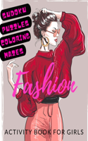 Fashion activity book for girls