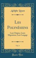 Les Polynésiens, Vol. 3: Leur Origine, Leurs Migrations, Leur Langage (Classic Reprint)