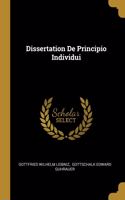 Dissertation De Principio Individui