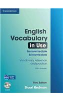 English Vocabulary in Use: Pre-intermediate and Intermediate with Answers and CD-ROM