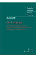 Humboldt: 'on Language'