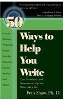 50 Ways to Help You Write