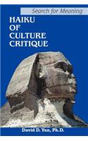Haiku of Culture Critique