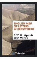 English Men of Letters. Wordsworth