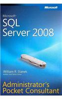 Microsoft SQL Server 2008 Administrator's Pocket Consultant