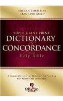 Super Giant Print Dictionary And Concordance Of The Holy Bible