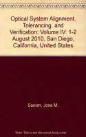 Optical System Alignment, Tolerancing, and Verification