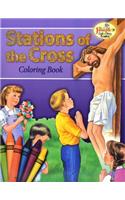 Coloring Book about the Stations of the Cross