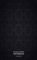 Black Paper Notebook Sketchbook