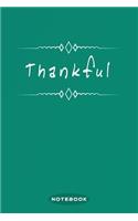 Thankful: Fill in the Blank Notebook and Memory Journal for friends, lovers, 110 Lined Pages