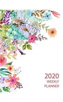 2020 Weekly Planner: One Year, Monthly Calendar Planner, Business, 12 Months for Academic Agenda Schedule Weekly Action Plan Organizer Logbook, 8.5" x 11", 50 Pages