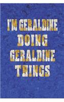 I'm Geraldine Doing Geraldine Things