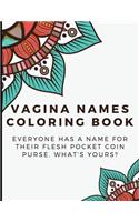 Vagina Names Coloring Book: Everyone has a Name for their Flesh Pocket Coin Purse. What's Your's? Funny and Humor Filled Color Book with Naughty Words for the Vagina, Vajayjay,