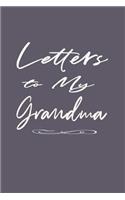 Letters to Grandma Journal