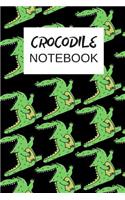 Crocodile Notebook: lined journal notebook notepad diary to write in