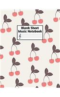 Blank Sheet Music Notebook: Easy Blank Staff Manuscript Book Large 8.5 X 11 Inches Musician Paper Wide 12 Staves Per Page for Piano, Flute, Violin, Guitar, Trumpet, Drums, Cell