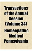 Transactions of the Annual Session (Volume 34): (English)