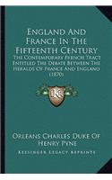 England and France in the Fifteenth Century