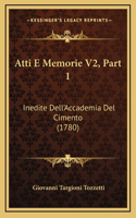Atti E Memorie V2, Part 1