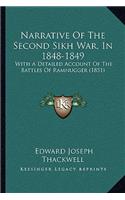 Narrative Of The Second Sikh War, In 1848-1849