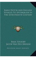Early Dutch And English Voyages To Spitsbergen In The Seventeenth Century