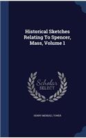 Historical Sketches Relating To Spencer, Mass, Volume 1