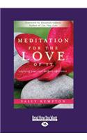 Meditation for the Love of It: Enjoying Your Own Deepest Experience (Large Print 16pt)