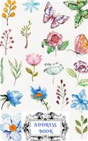 Address Book: Classic Watercolor Floral Design: Addresses Books: Classic Watercolor Floral Design Address Book for Contacts, Addresses, Phone Numbers, Email, Phon