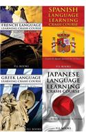 French Language Learning Crash Course + Spanish Language Learn + Greek Language Learning Crash Course + Japanese Language Learning Crash Course