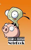 Invader Zim Notebook: Dot-grid, Graph; Pocket Notebook / Journal / Diary