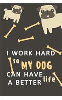 I Work Hard So my Dog can Have a better Life