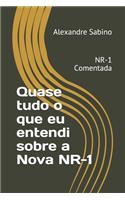 Quase tudo o que eu entendi sobre a Nova NR-1: NR-1 Comentada