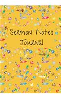 Sermon Notes Journal: Novelty Line Notebook / Journal College Rule Line, A Perfect Gift Item (7 x 10 inches) For Women Inspirational Worship Tool To Record, Remember And 