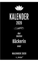 Kalender 2020 für Bäcker / Bäckerin