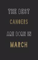 The Best canoers are Born in March journal: 6*9 Lined Diary Notebook, Journal or Planner and Gift with 120 pages