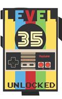 Gamer Journal: 35th Birthday Gifts For Him. Blank Lined Paperback Journal. Original And Funny Present For Any 35 Year Old Men.