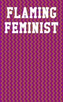 Flaming Feminist: Blank Recipe Notebook 6"x9" 120 Pages