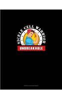 Sickle Cell Warrior - Unbreakable: Genkouyoushi Notebook(585 Genkouyoushi Notebook)