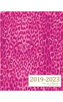 2019-2023 Five Year Planner- Dark Pink Leopard: 60 Months Planner and Calendar, Monthly Calendar Planner, Agenda Planner and Schedule Organizer, Journal Planner and Logbook, Appointment Notebook, 